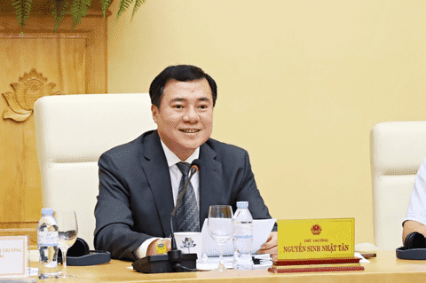 Deputy Minister Nguyen Sinh Nhat Tan receives USABC delegation