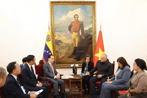 Deputy Minister Nguyen Hoang Long's activities during the official visit to Venezuela by Minister of Foreign Affairs Le Hoai Trung