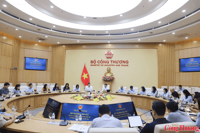 Minister Le Manh Hung holds working session with the Trade Remedies Authority and the National Competition Commission