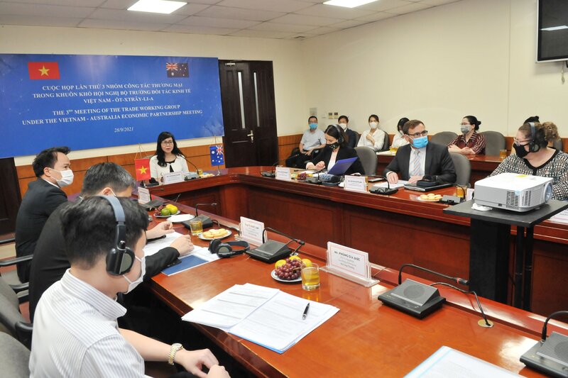 The 3rd meeting of the Trade working group under the Vietnam - Australia economic partnership meeting