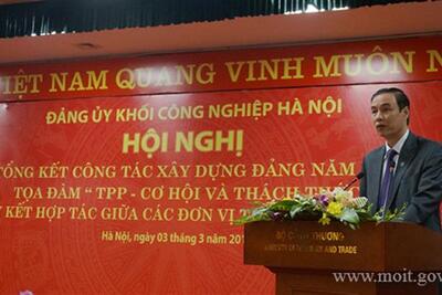 Đảng ủy Khối Công nghiệp Hà Nội triển khai nhiệm vụ năm 2016
