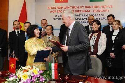 Khóa họp lần thứ 6 UBHH về Hợp tác Kinh tế giữa Việt Nam - Hungary