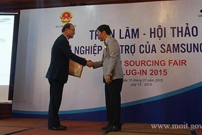 Samsung Điện tử Việt Nam phối hợp với Bộ Công Thương tìm kiếm nhà cung ứng nội địa