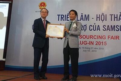 Samsung Điện tử Việt Nam phối hợp với Bộ Công Thương tìm kiếm nhà cung ứng nội địa