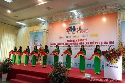 Khai mạc triển lãm quốc tế chuyên ngành y dược lần thứ 22 tại Hà Nội