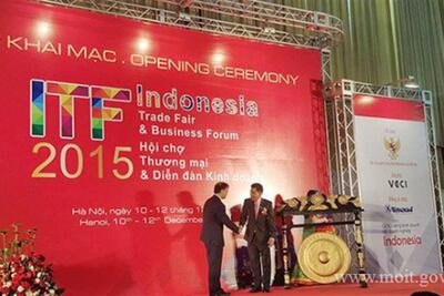 Khai mạc Hội chợ Thương mại Indonesia lần đầu tiên được tổ chức tại Việt Nam