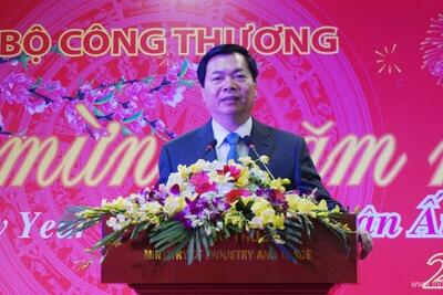 Bộ trưởng Vũ Huy Hoàng chúc Tết CBCNV ngành Công Thương nhân dịp Xuân Ất Mùi 2015