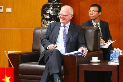 Bộ trưởng Vũ Huy Hoàng tiếp Đại sứ EU tại Việt Nam
