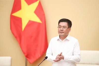 Ủy viên Ban Chấp hành Trung ương Đảng, Bí thư Đảng ủy, Bộ trưởng Bộ Công Thương Nguyễn Hồng Diên chủ trì hội nghị