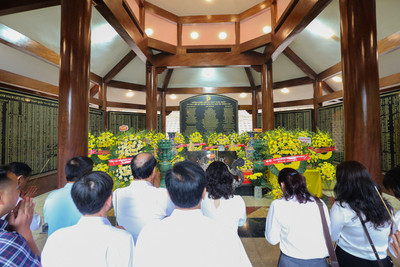 Ngã ba Đồng Lộc là nơi 10 cô gái thanh niên xung phong đã anh dũng hy sinh vào năm 1968 để bảo vệ tuyến đường huyết mạch chi viện cho miền Nam. Ảnh: Trọng Tùng