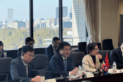 Bộ trưởng Nguyễn Hồng Diên làm việc tại Nhật Bản