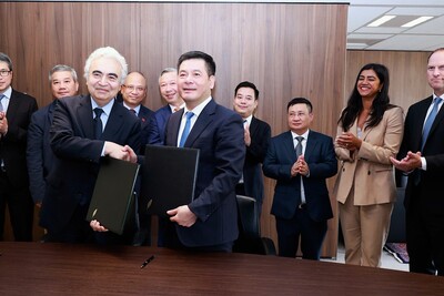 Biên bản ghi nhớ hợp tác giữa Việt Nam và IAE nhằm hỗ trợ Việt Nam thực hiện các mục tiêu ưu tiên về năng lượng nhằm đạt được các cam kết, các mục tiêu về chuyển dịch năng lượng và chống biến đổi khí hậu