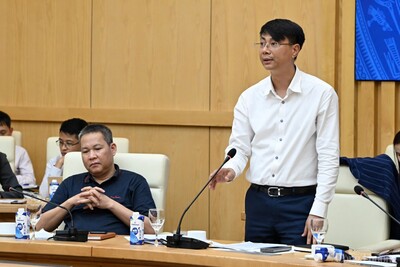 Đại diện Ngân hàng Nhà nước phát biểu tại hội nghị