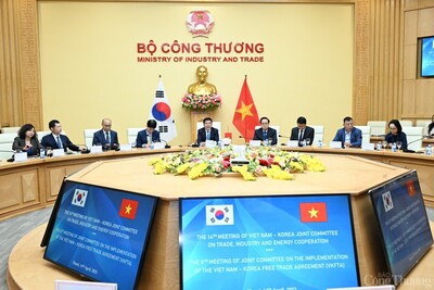 Hai Bộ trưởng hoan nghênh việc Hiệp định Thương mại Tự do Việt Nam - Hàn Quốc đang được triển khai thuận lợi trong thời gian qua