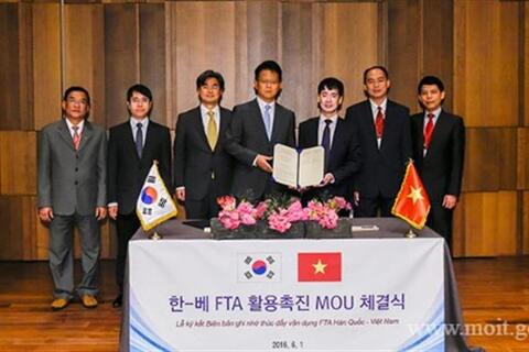 Đoàn Xúc tiến đầu tư thương mại trong lĩnh vực chế biến thực phẩm tại Hàn Quốc