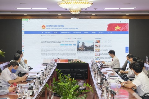 Opening Ceremony of the new interface of the Ministry of Industry and Trade's web Portal