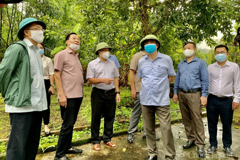 Bộ Công Thương kiểm tra thực địa về công tác phòng chống thiên tai và tình hình an toàn hồ đập tại Điện Biên