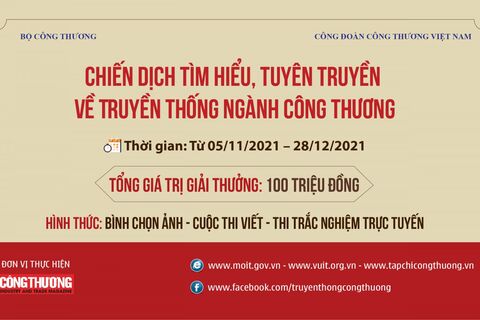 Khởi động Chiến dịch tìm hiểu, tuyên truyền về Truyền thống ngành Công Thương