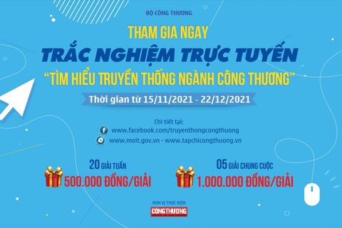 Tham gia ngay Cuộc thi trực tuyến “Tìm hiểu truyền thống ngành Công Thương”