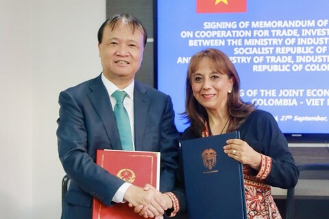 Thứ trưởng Đỗ Thắng Hải ký kết Bản Ghi nhớ về hợp tác thương mại, đầu tư và công nghiệp giữa Bộ Công Thương Việt Nam và Bộ Thương mại, công nghiệp và du lịch Colombia và chủ trì Kỳ họp lần 1 Ủy ban Hỗn hợp về kinh tế Việt Nam - Colombia