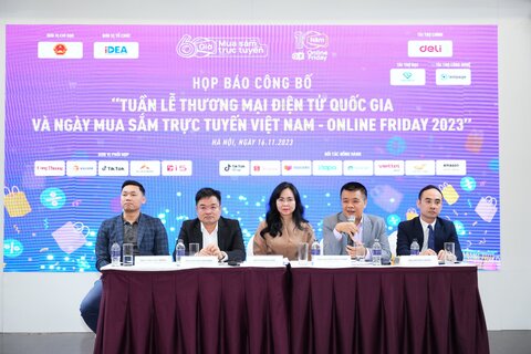 Họp báo công bố Tuần lễ thương mại điện tử quốc gia và Ngày mua sắm trực tuyến Việt Nam - Online Friday 2023