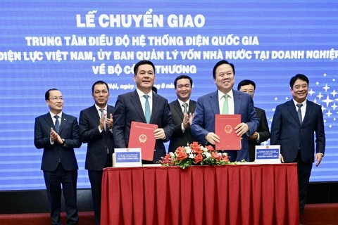 Lễ chuyển giao Trung tâm Điều độ Hệ thống điện Quốc gia về Bộ Công Thương