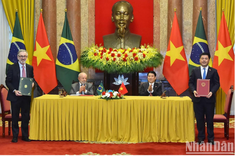 Việt Nam - Brazil tăng cường hợp tác trong lĩnh vực thương mại và công nghiệp