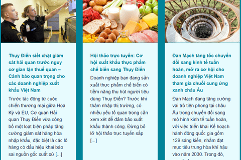 Bản tin thị trường Bắc Âu tháng 5/2025