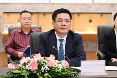 Bộ trưởng Nguyễn Hồng Diên làm việc với Chủ tịch UPS của Hoa Kỳ