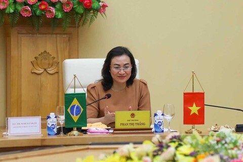 Thứ trưởng Bộ Công Thương Phan Thị Thắng điện đàm với Thứ trưởng thường trực Bộ Phát triển, Công nghiệp, Thương mại và Dịch vụ Brazil