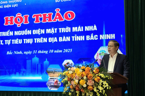 Bộ Công Thương đồng hành cùng Bắc Ninh triển khai điện mặt trời mái nhà tự sản xuất, tự tiêu thụ