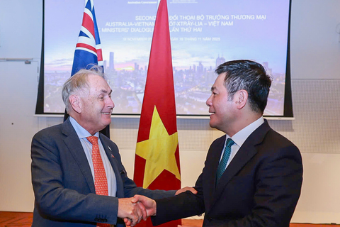 Tuyên bố chung đối thoại Bộ trưởng Thương mại giữa Bộ trưởng Bộ Công Thương Việt Nam và Bộ trưởng Thương mại và Du lịch Australia