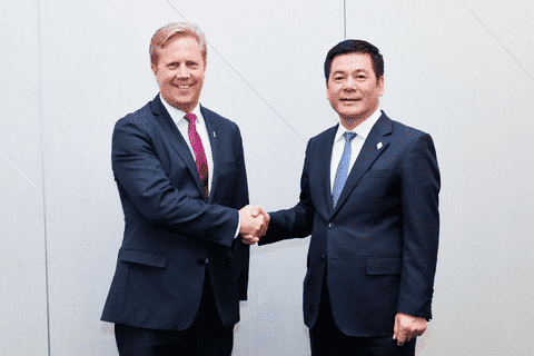 Bộ trưởng Nguyễn Hồng Diên làm việc với Bộ trưởng Thương mại New Zealand