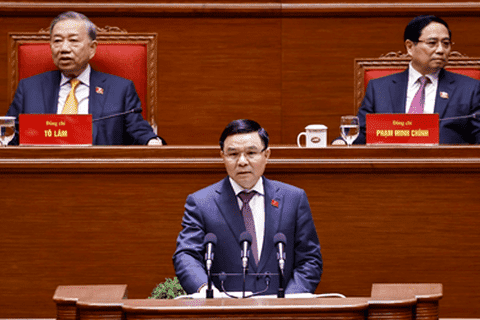 Bài tham luận của Bí thư Đảng ủy, Quyền Bộ trưởng Bộ Công Thương Lê Mạnh Hùng tại Đại hội XIV của Đảng