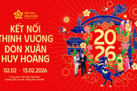 Bộ Công Thương đề nghị địa phương phối hợp huy động trưng bày hoa, cây cảnh tại Hội chợ Mùa Xuân 2026