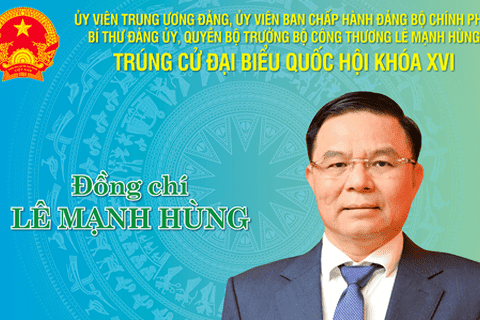 Quyền Bộ trưởng Bộ Công Thương Lê Mạnh Hùng trúng cử đại biểu Quốc hội khóa XVl