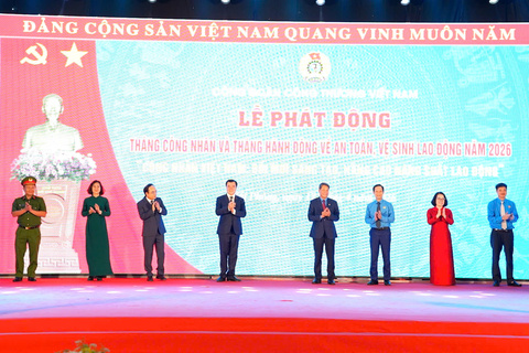 Phát động Tháng Công nhân, Tháng hành động về An toàn, vệ sinh lao động năm 2026