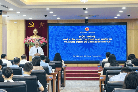 Bộ Công Thương phổ biến Luật Thương mại điện tử và Nghị định số 248/2026/NĐ-CP