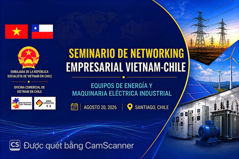 Thương vụ kết nối doanh nghiệp thiết bị, máy móc năng lượng Việt Nam - Chile