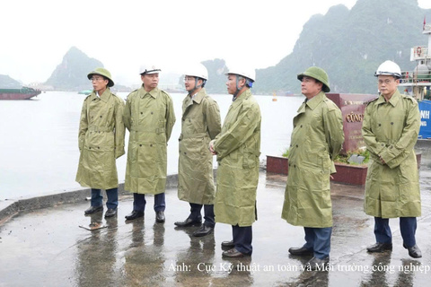 Ban Chỉ huy Phòng thủ dân sự Bộ Công Thương kiểm tra công tác phòng, chống thiên tai tại TKV