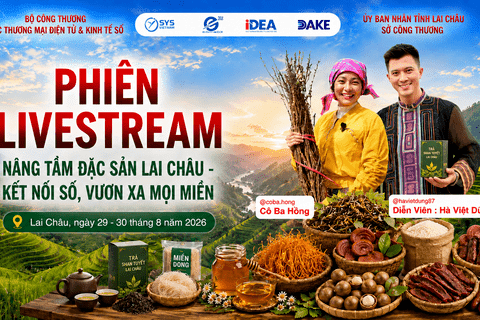 Livestream giới thiệu, quảng bá các sản phẩm đặc trưng của Lai Châu
