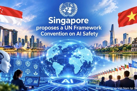 Singapore đề xuất xây dựng Công ước khung Liên Hợp Quốc về an toàn AI