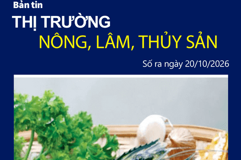 Bản tin Thị trường nông, lâm, thủy sản số ra ngày 20/10/2026