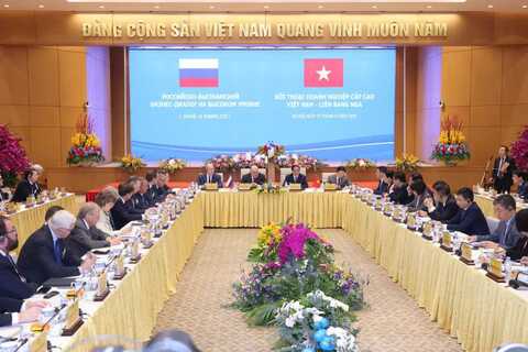 Đối thoại doanh nghiệp cấp cao Việt Nam – Liên bang Nga: Phát triển bền vững trong thương mại – đầu tư, năng lượng và vận tải