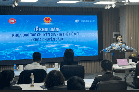 Khai giảng khoá đào tạo chuyên sâu để trở thành chuyên gia về các FTA thế hệ mới