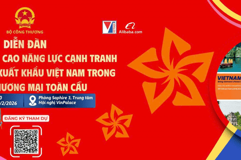 Mời tham dự Diễn đàn “Giải pháp nâng cao năng lực cạnh tranh cho sản phẩm xuất khẩu Việt Nam trong chuỗi thương mại toàn cầu”