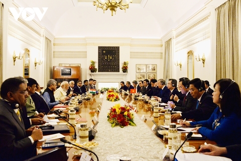 Bộ trưởng Bộ Công Thương Lê Mạnh Hùng tháp tùng Tổng Bí thư, Chủ tịch nước Tô Lâm thăm cấp Nhà nước tới Ấn Độ