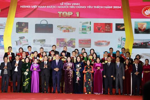 Lễ tôn vinh "Hàng Việt Nam được người tiêu dùng yêu thích" năm 2024