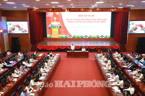 Bộ Công Thương sẵn sàng đồng hành và hỗ trợ thành phố Hải Phòng trong việc phát triển các lĩnh vực công nghiệp, năng lượng, thương mại