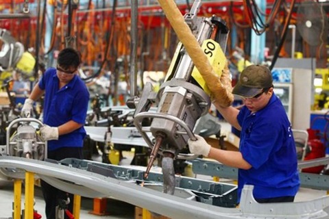 Sản xuất công nghiệp tiếp tục xu hướng tích cực trong tháng 8